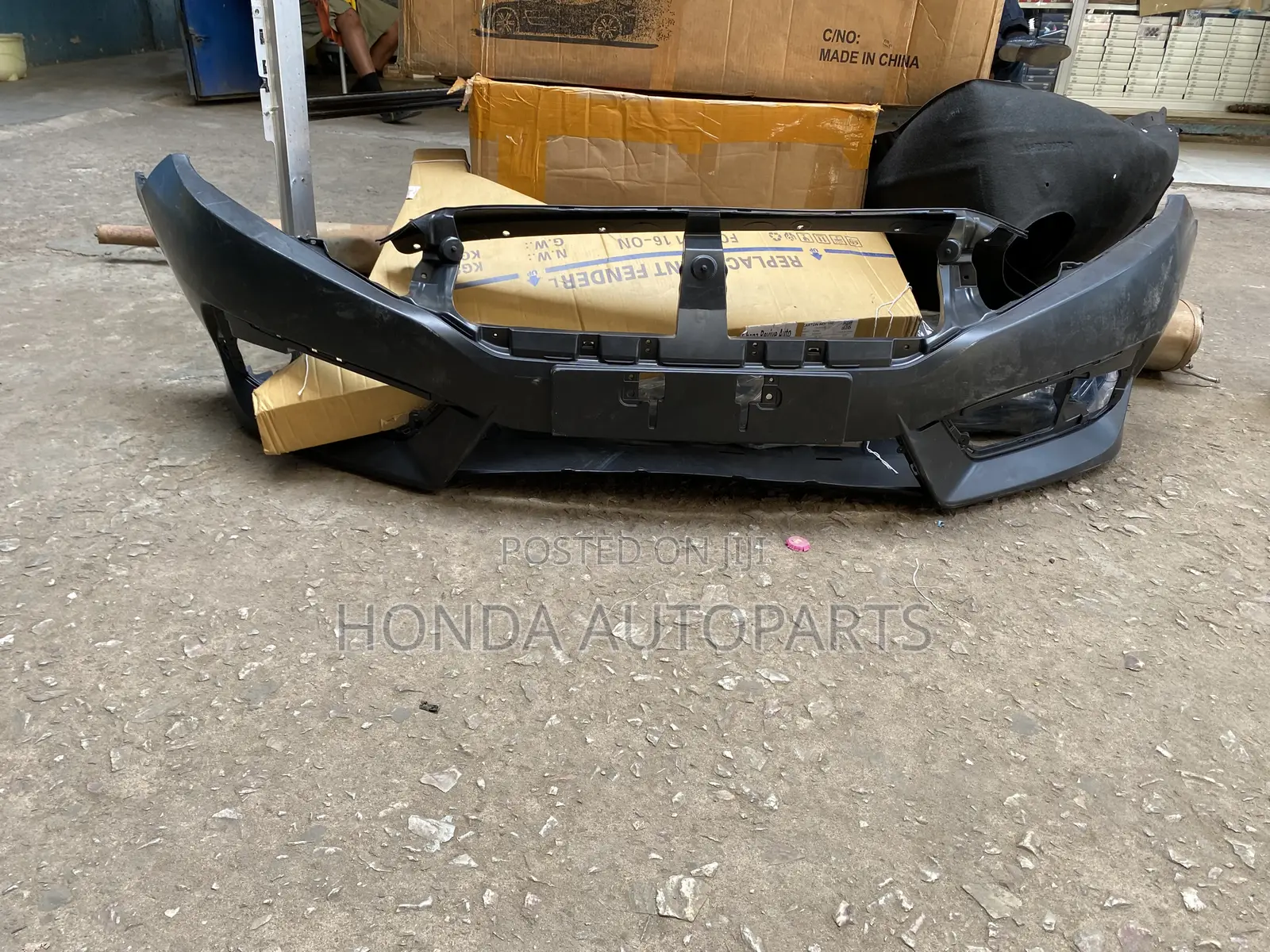 Honda Civic 2019 Front Skelton Bumper.