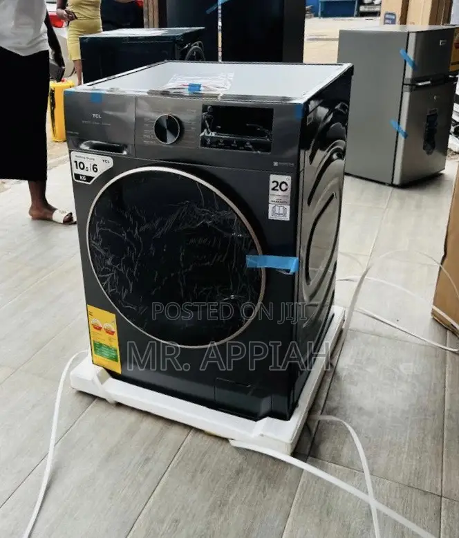 Efficient TCL 10.5kg Semi-Automatic Washing Machine(Gray).