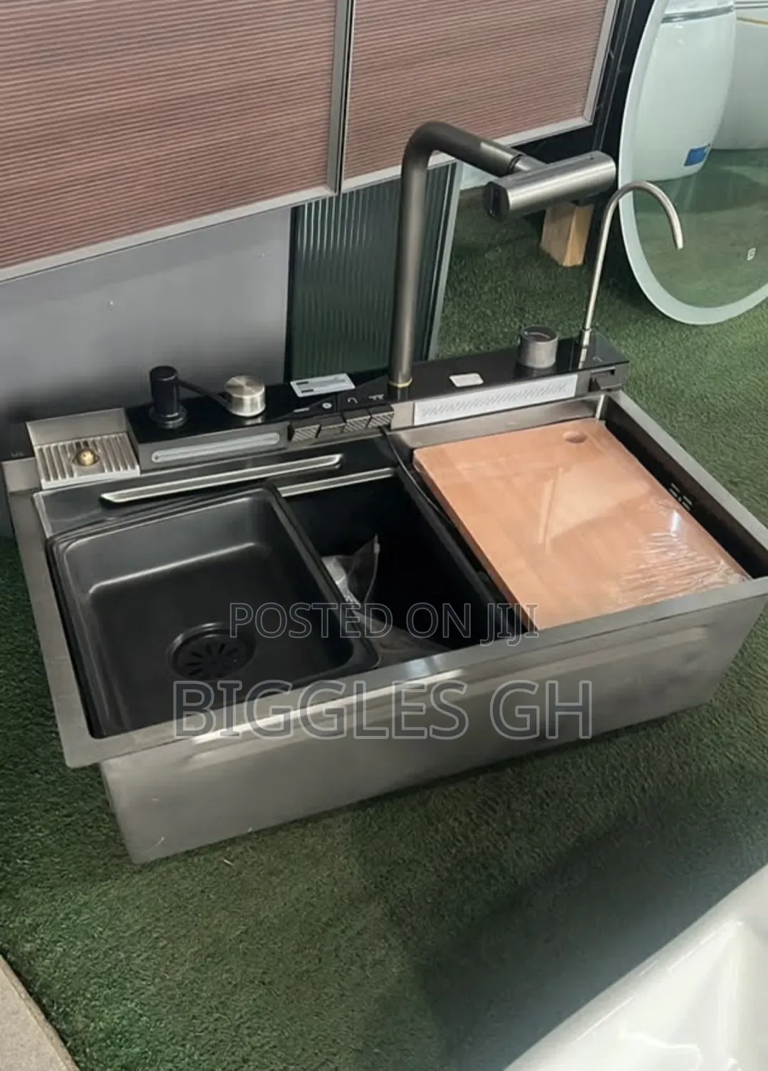Smart Waterfall Sink With Multi Functional Tap