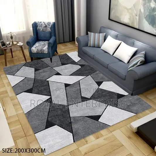 3d Crystal Velvet Carpet: Perfect for Living Room ( 200/300cm