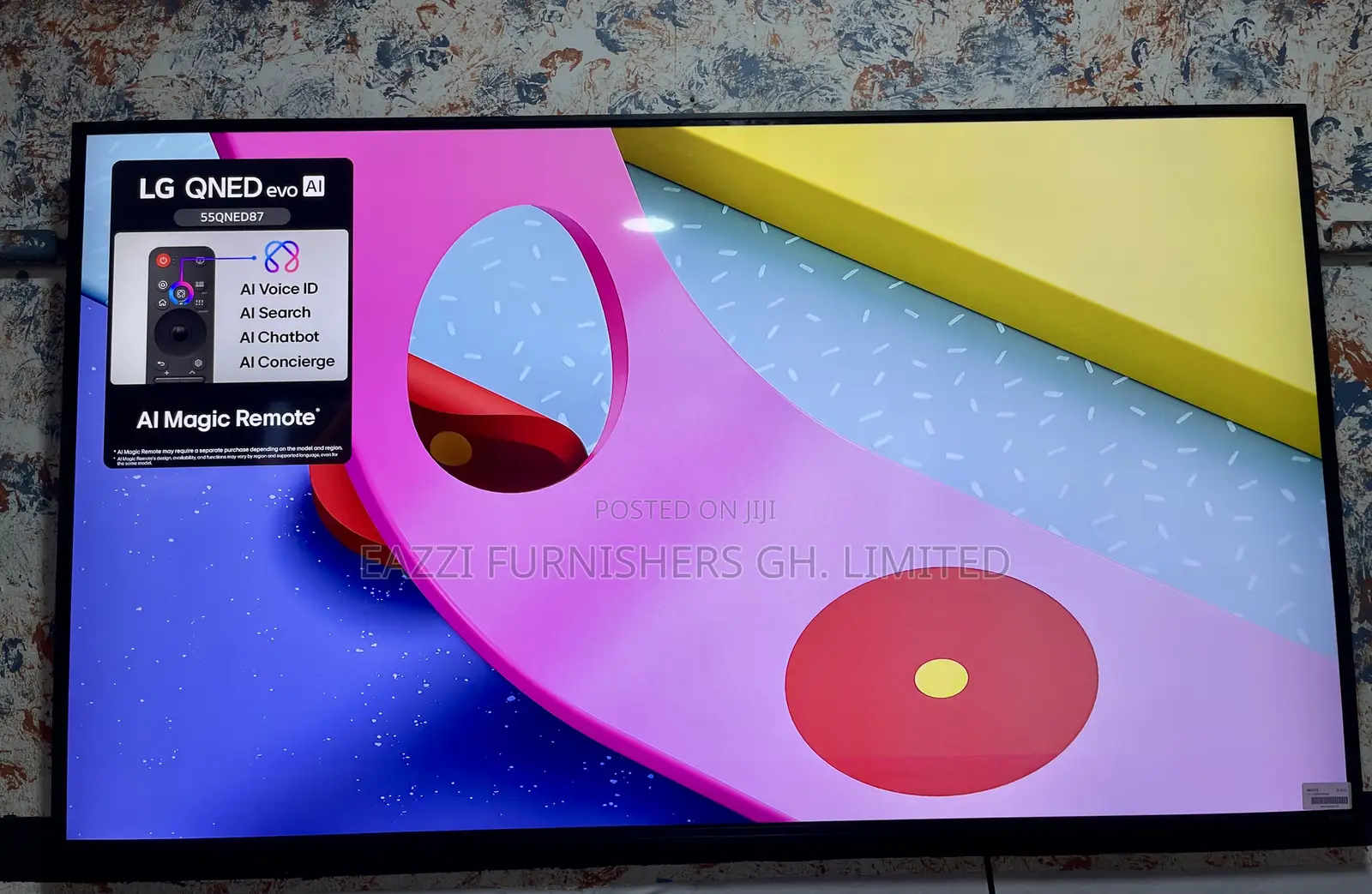 The LG 55qned87 Premium Qned 55-Inch Mini Led Smart TV 120 Hz Uk TV