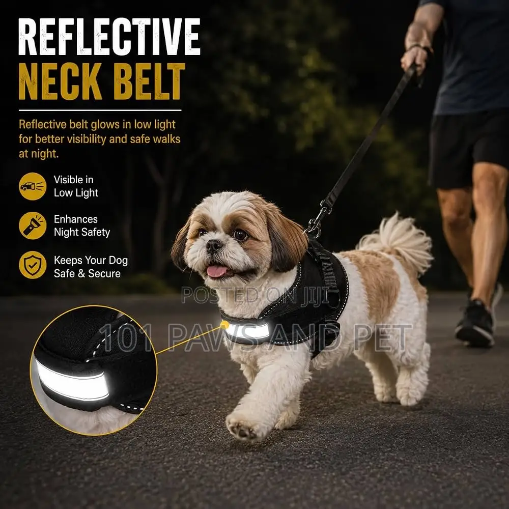 Reflective Vest Dog Harness Puppy