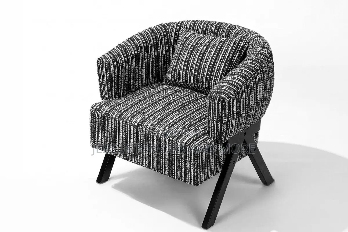 Accent Chair (Curved Back )