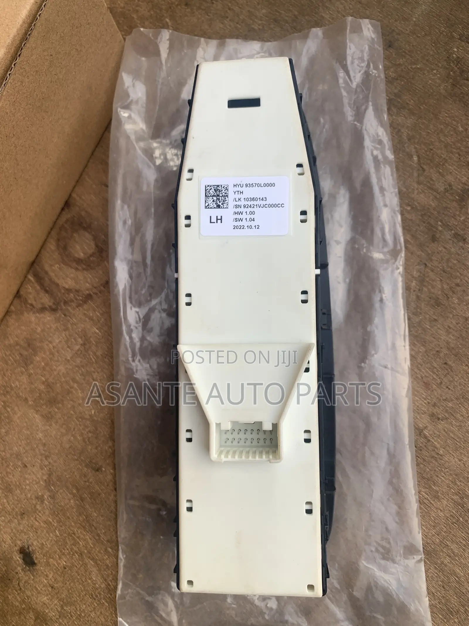 Hyundai Sonata 2019-2022 Power Window Switch