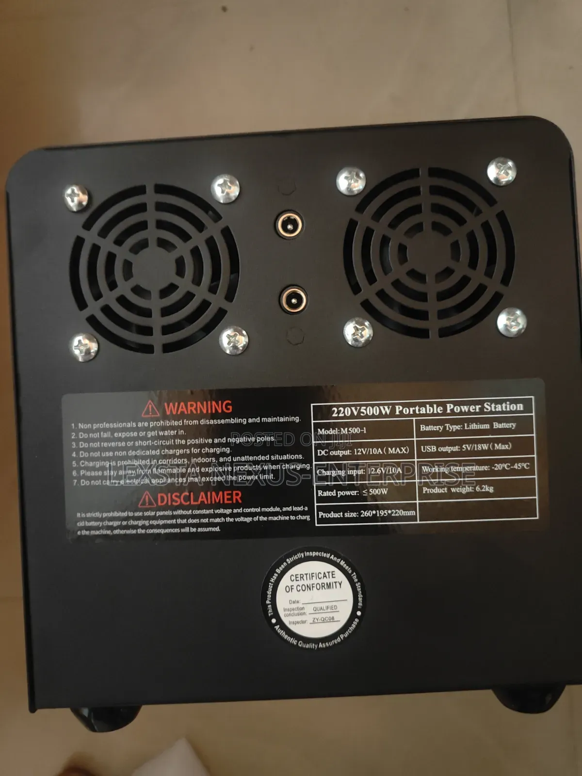 Powers Station - 500 W