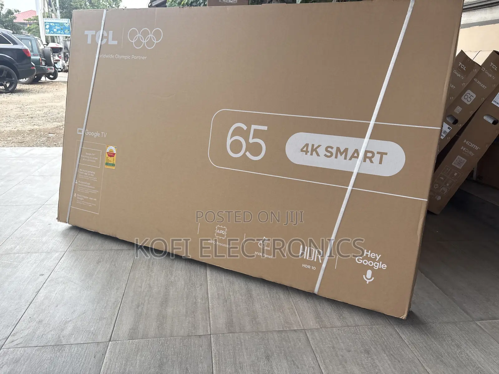 Suitable Gaming TCL 65P6L UHD Google Smart TV - HDMI - Black