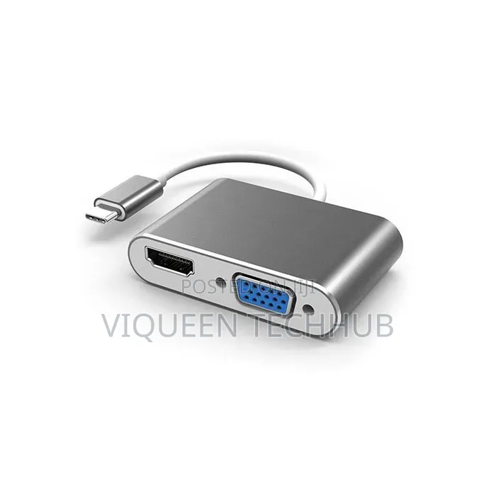 Type C to Hdmi, VGA, USB Adaptor