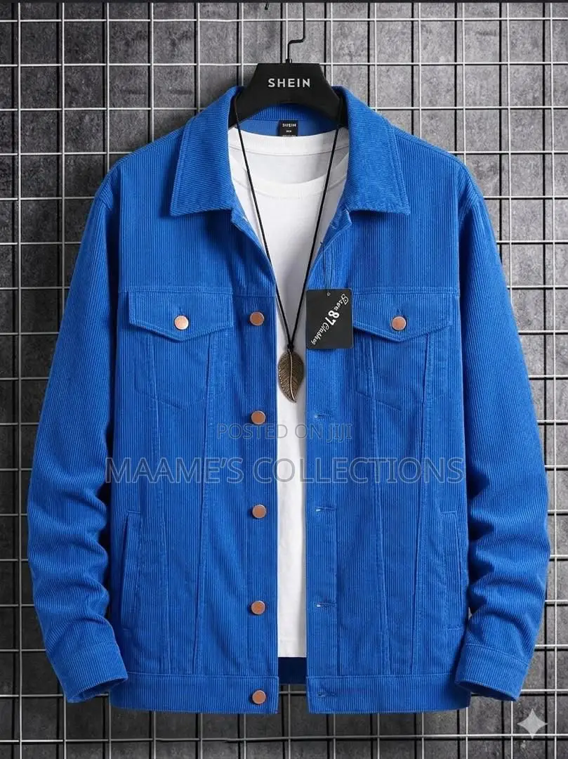 Men’s Stylish Washed Denim Jacket – Casual Jean Coat
