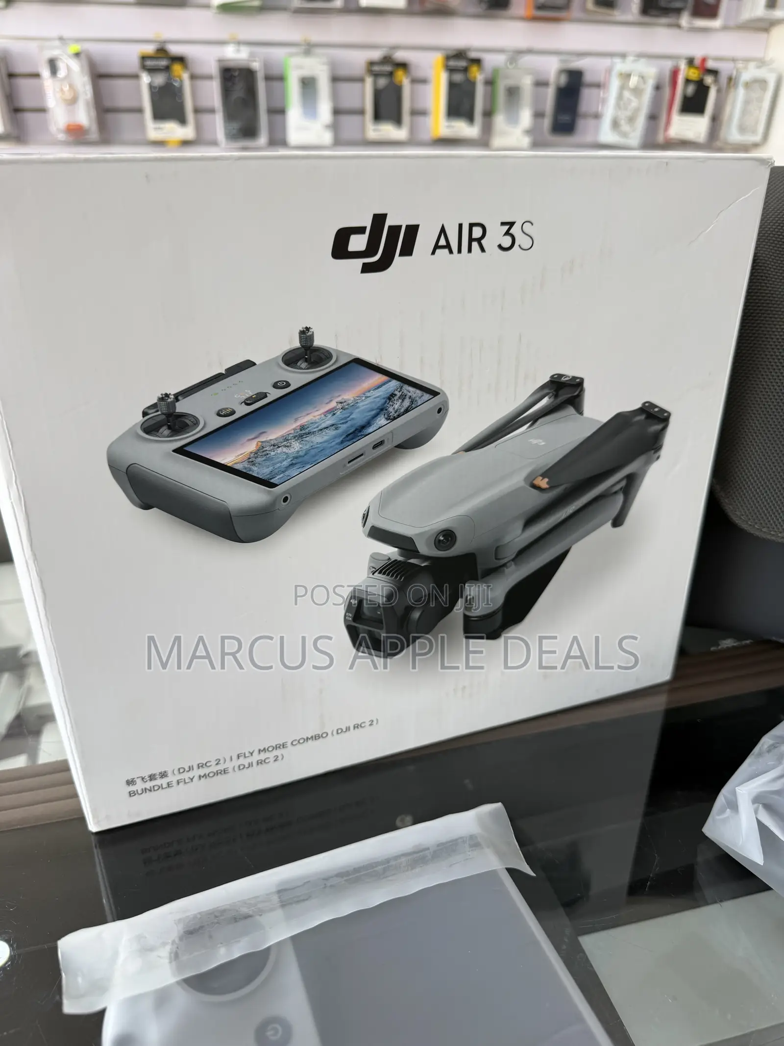 Dji Air 3s Fly More Combo Drone, Bundle Fly More (Dji Rc 2)
