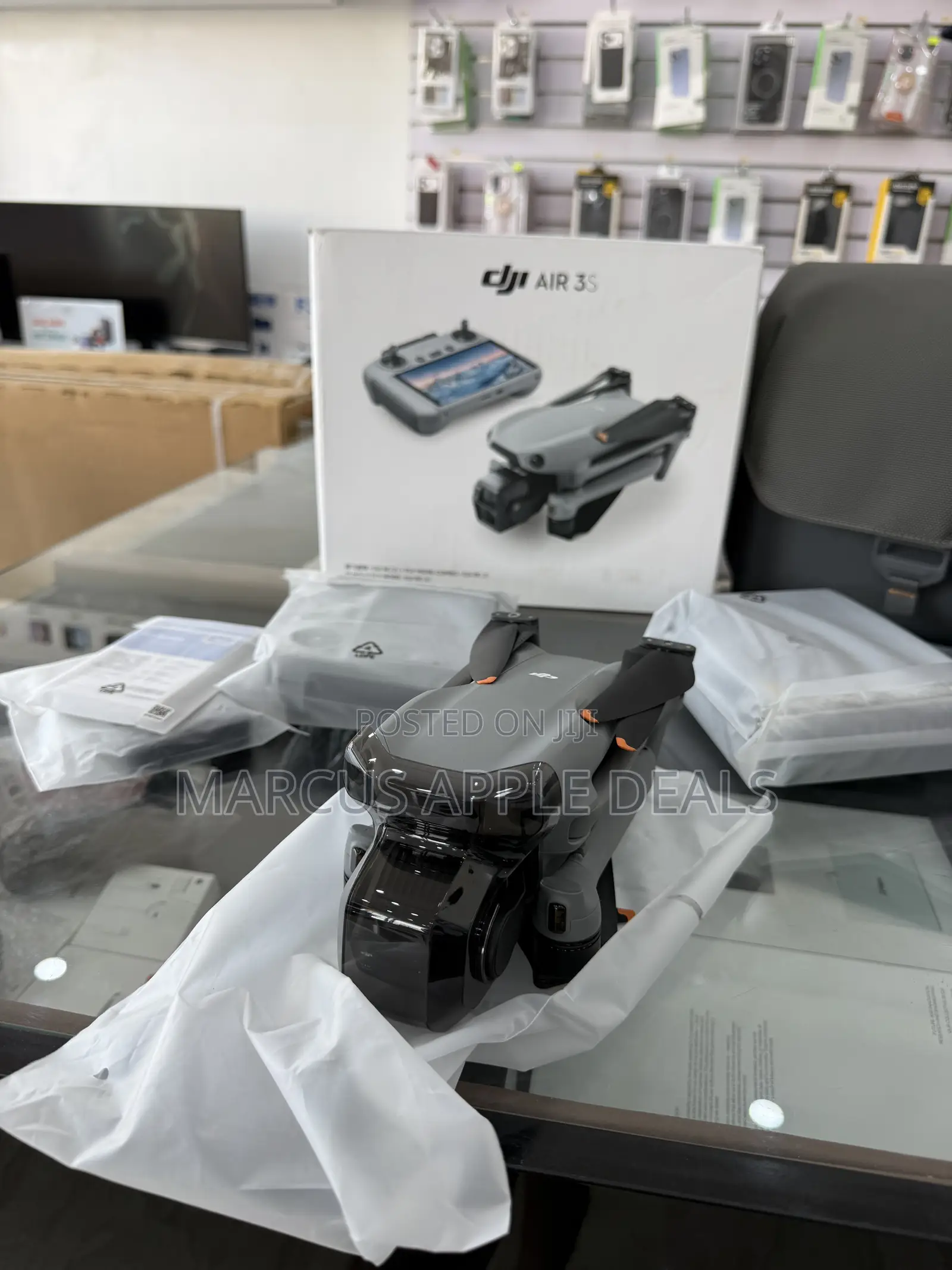 Dji Air 3s Fly More Combo Drone, Bundle Fly More (Dji Rc 2)