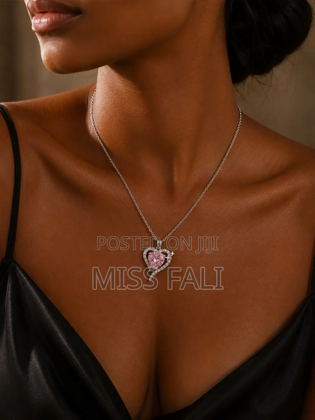 Blush Heart Necklace