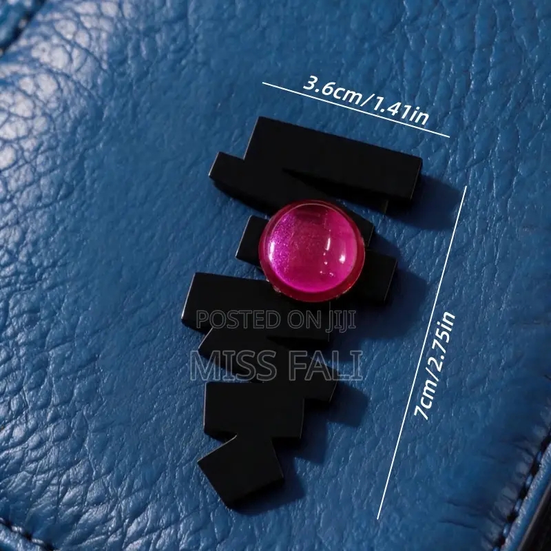 Fuchsia Noir Statement Necklace