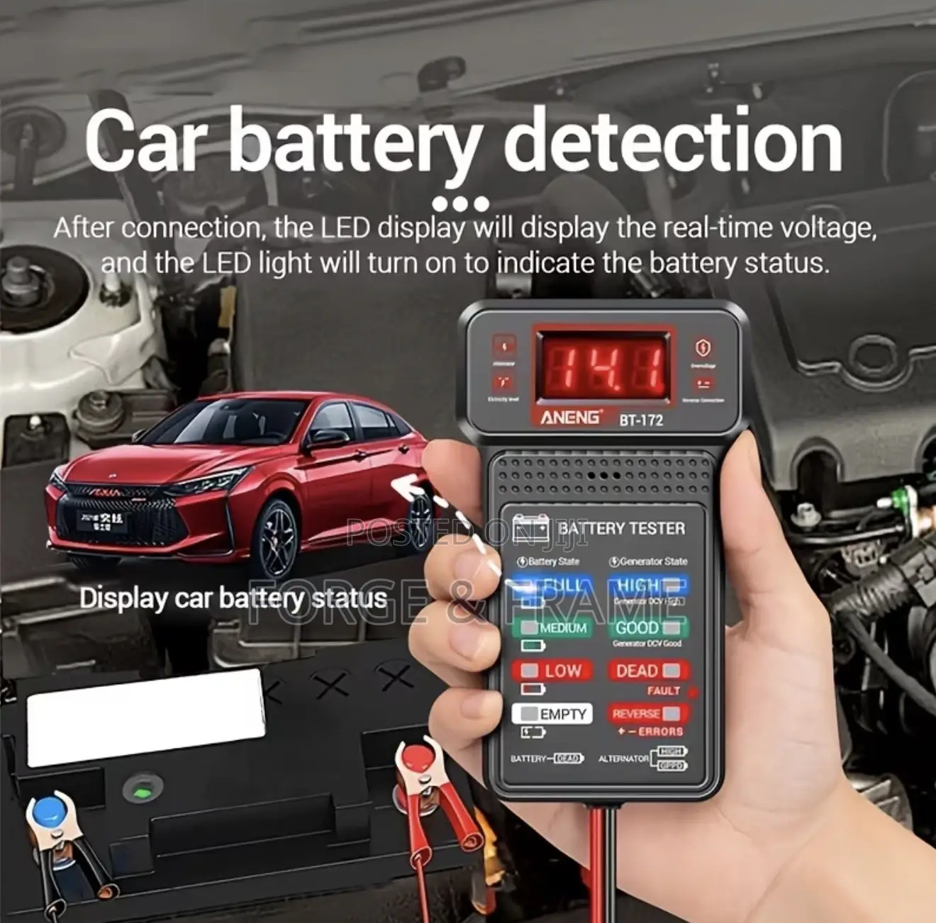 12V Vehicle Battery Tester
