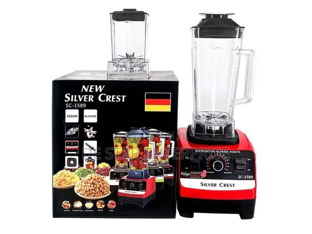 2-in-1 Silver Crest Blender – Powerful, Durable Multipurpose