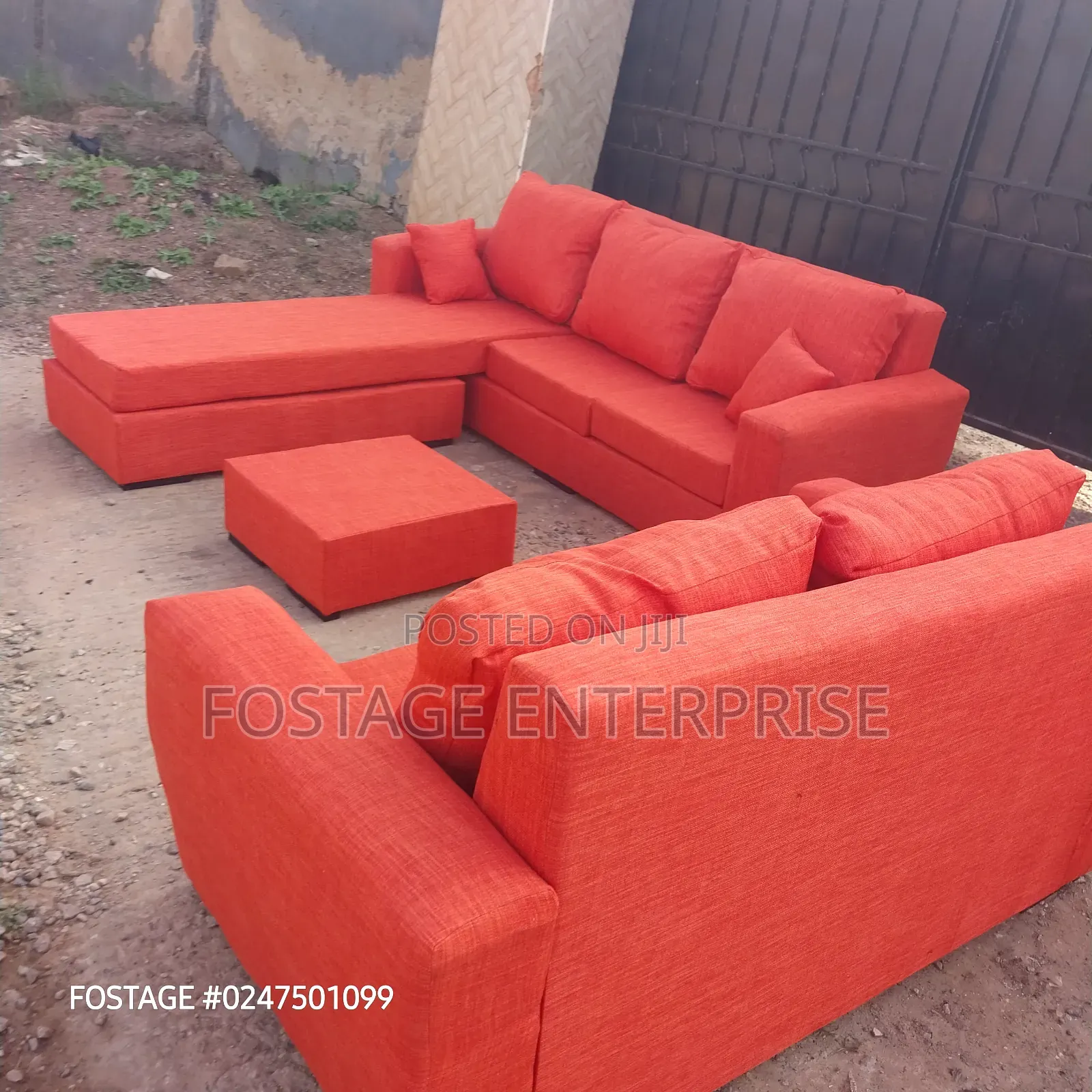 Brand New Standard Quality 7 Setaer L Shape Sofa With Centre Table