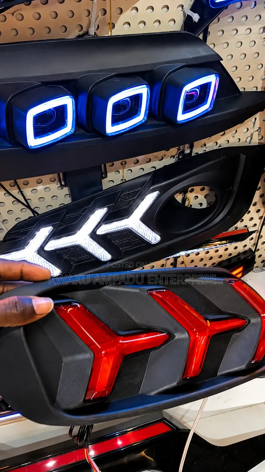 Honda Civic Led DRL Fog Light Bezel