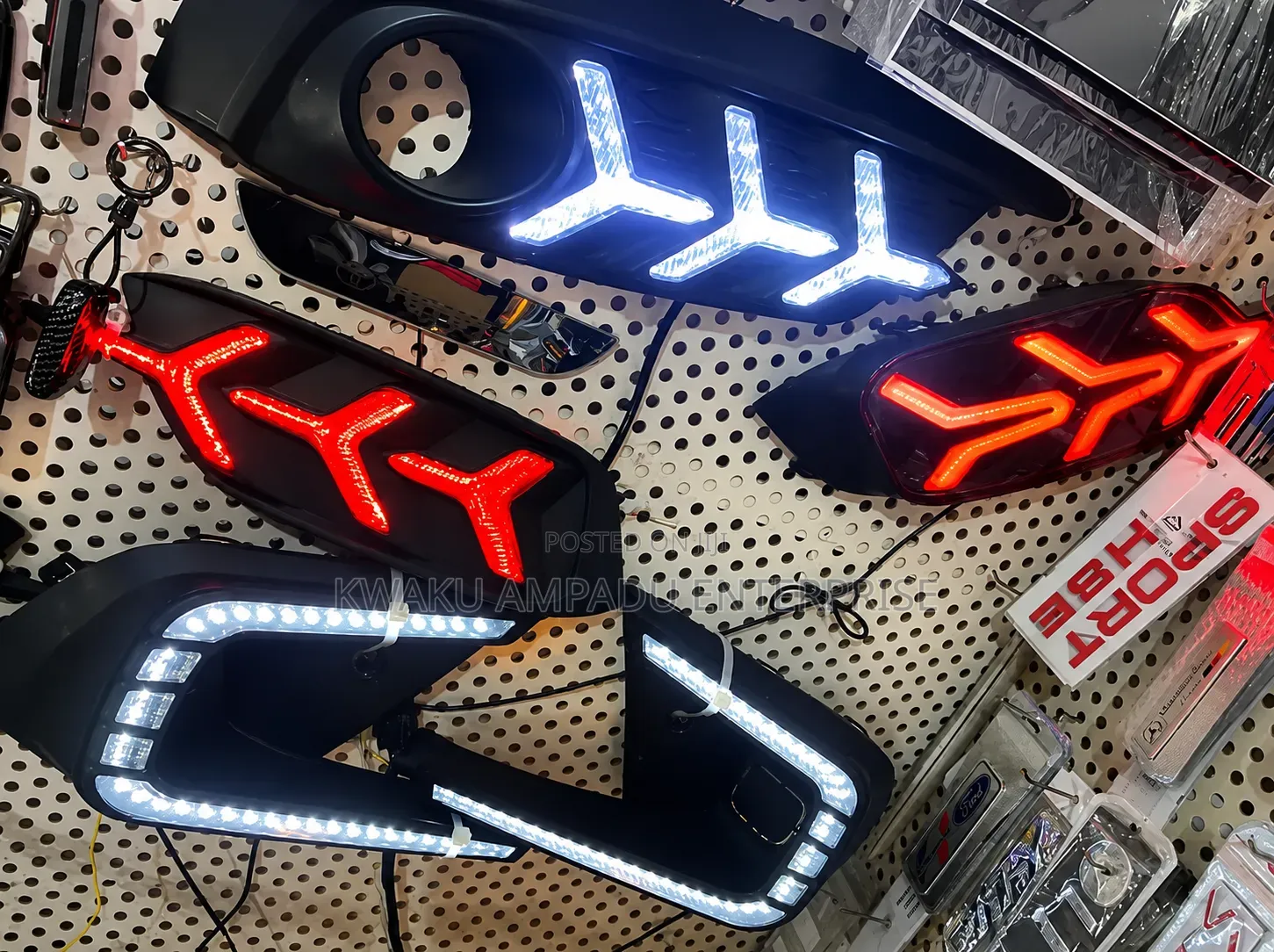 Honda Civic Led DRL Fog Light Bezel