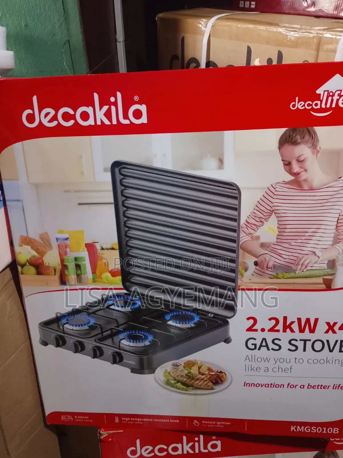 Decakila 4 - Burner Gas Stove