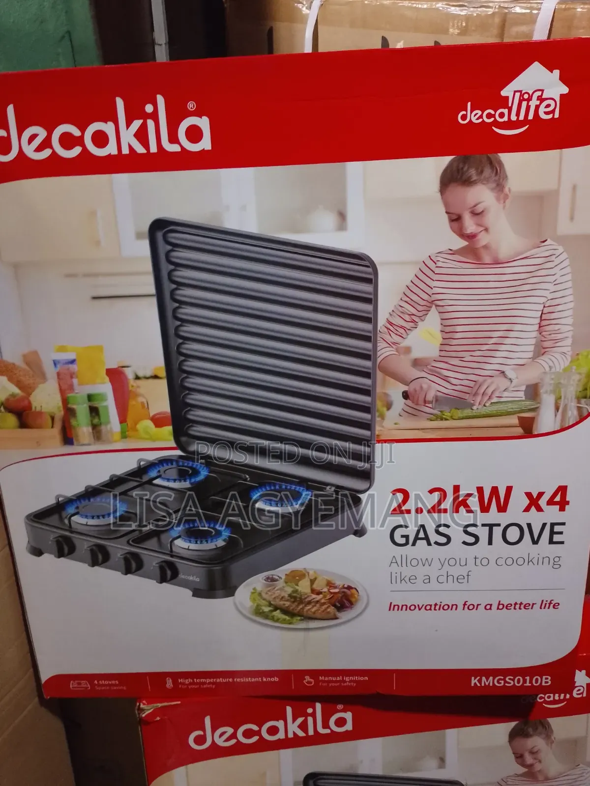 Decakila 4 - Burner Gas Stove