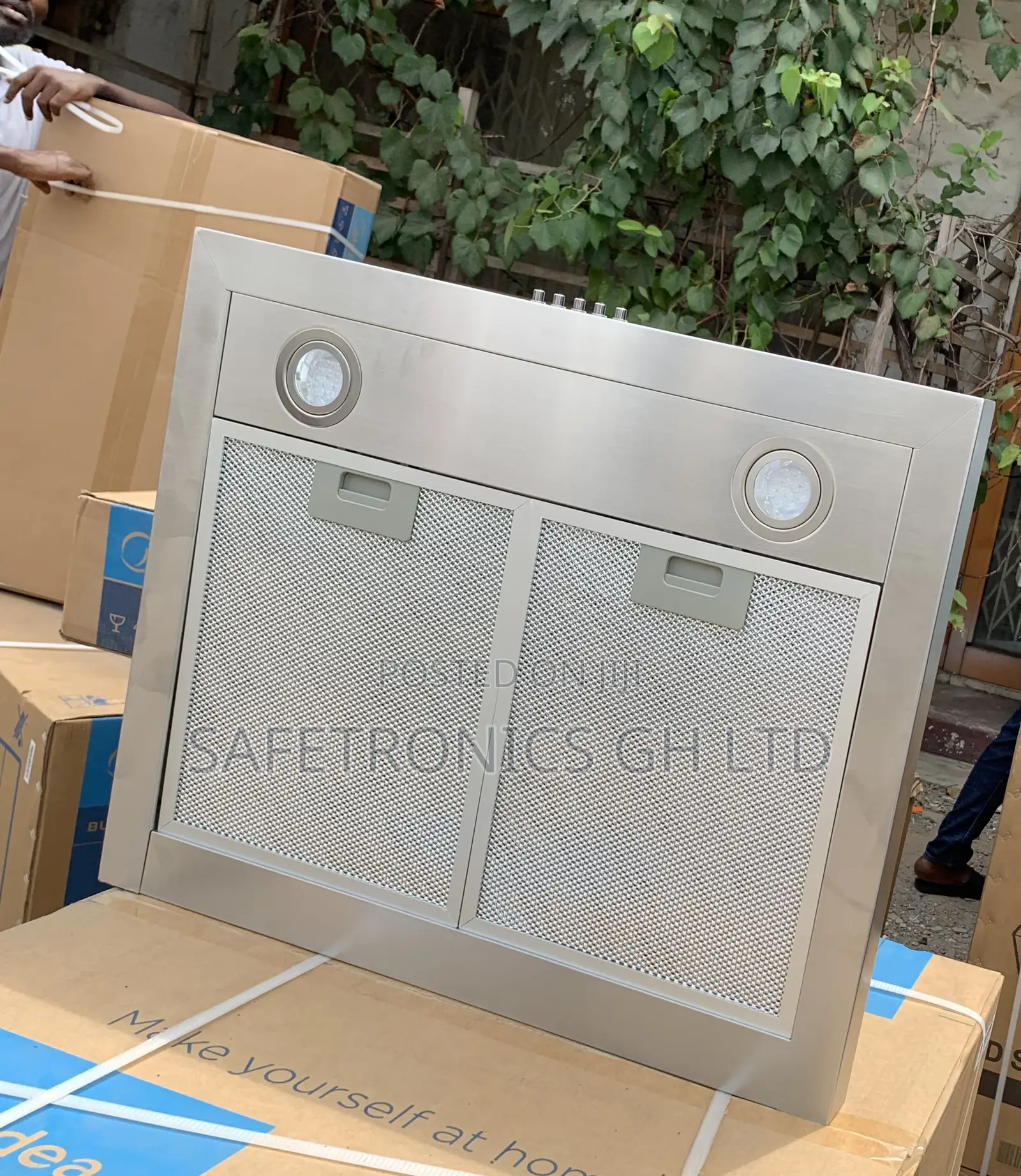 Trust Unique Midea 60m21-B 60cm T-Shape Electric Range Hood
