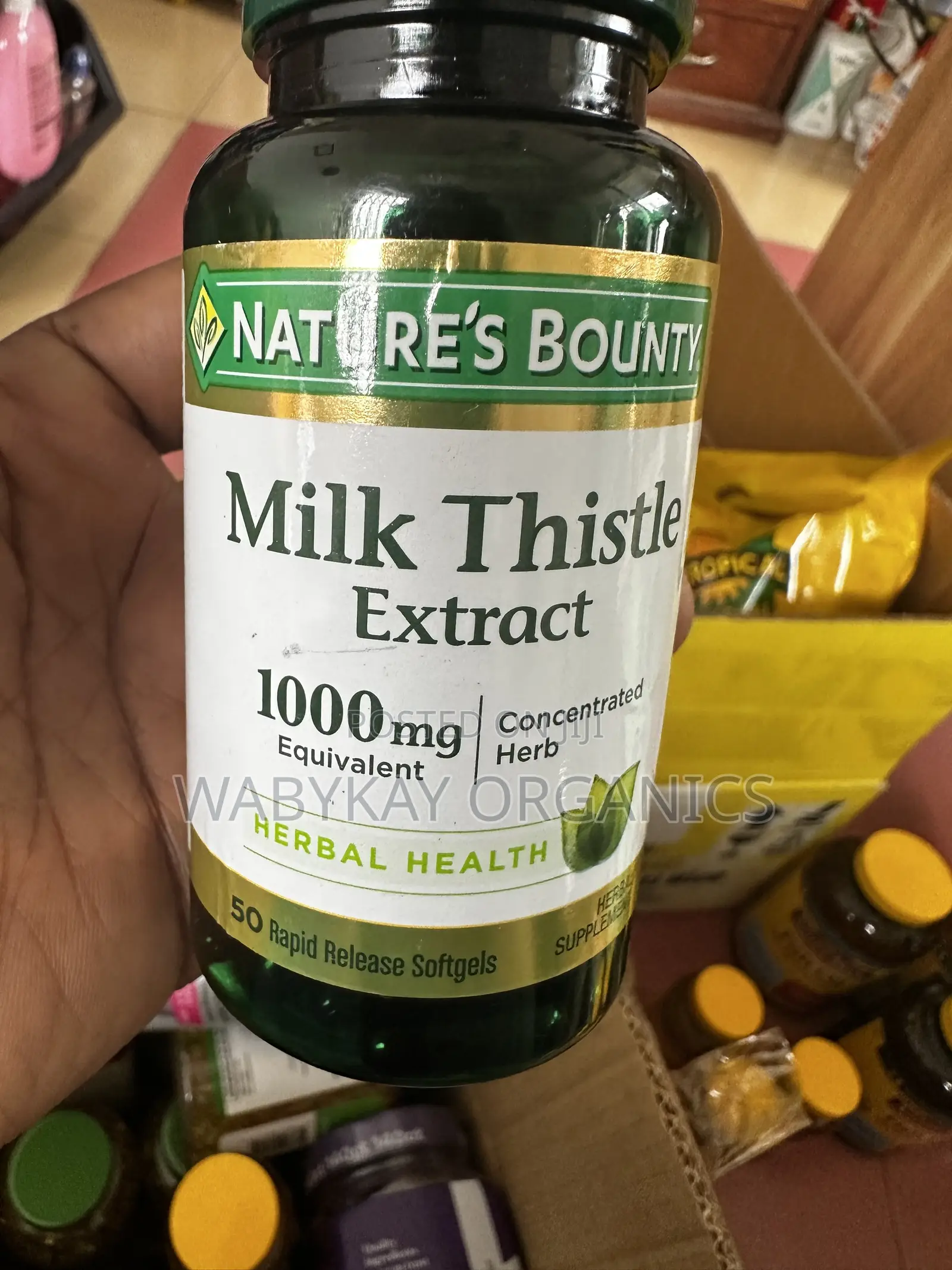 Nature Bounty Milk Thistle 1000mg