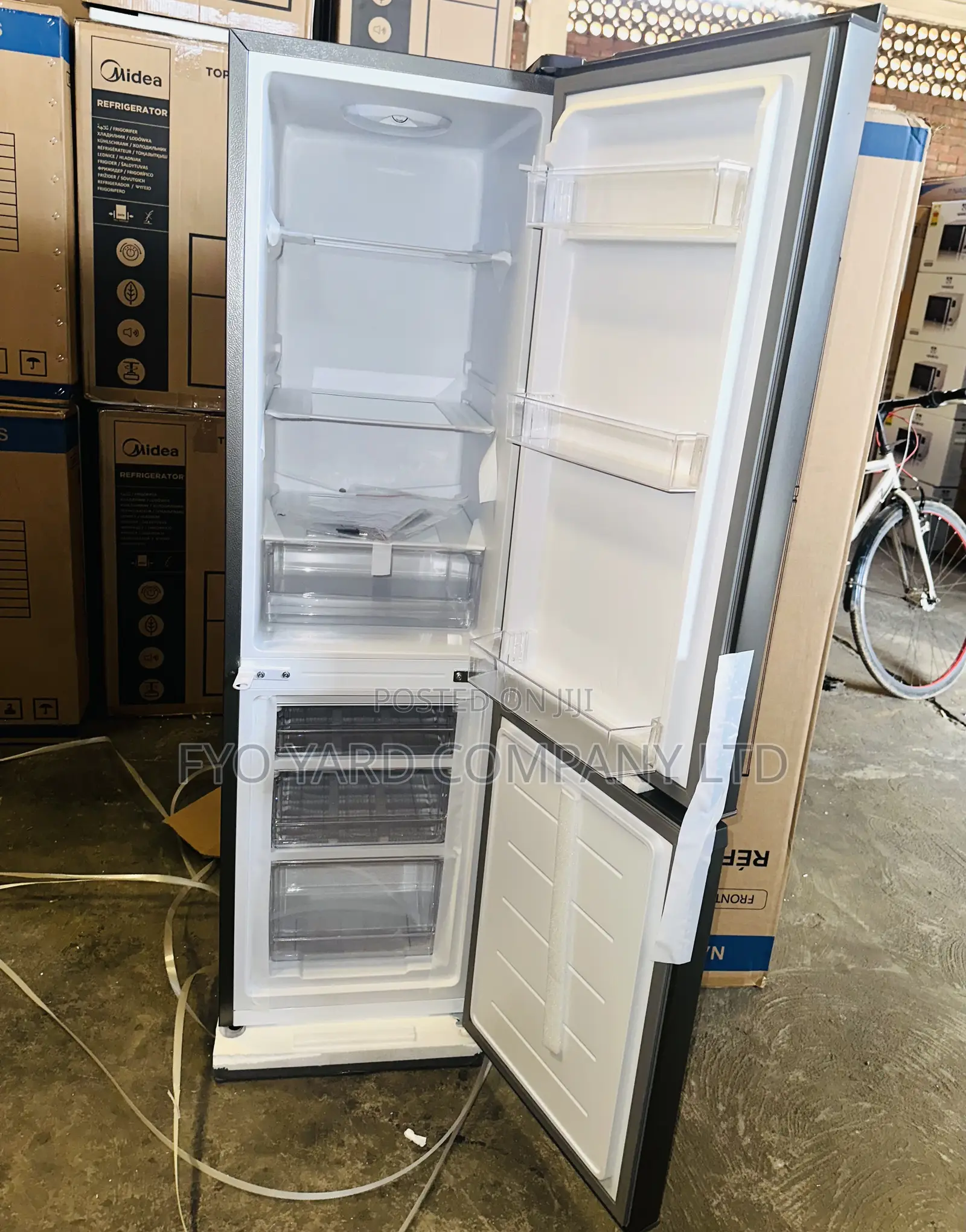 Efficient Fast Chilling Nasco 170L Double Door Fridge