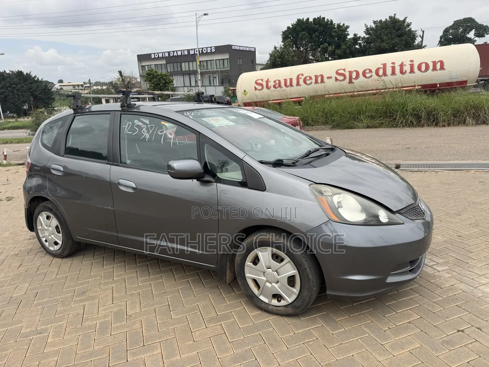 Honda Fit 5D Sport 2013 Gray