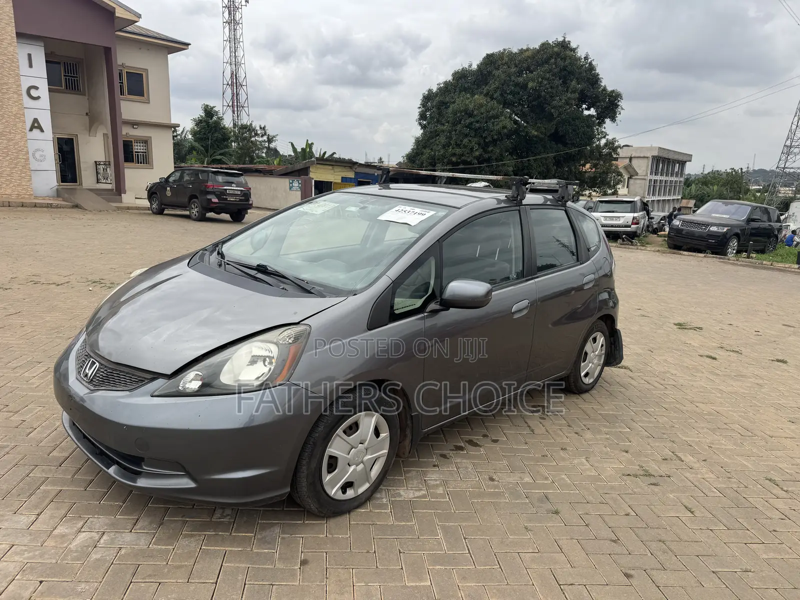 Honda Fit 5D Sport 2013 Gray