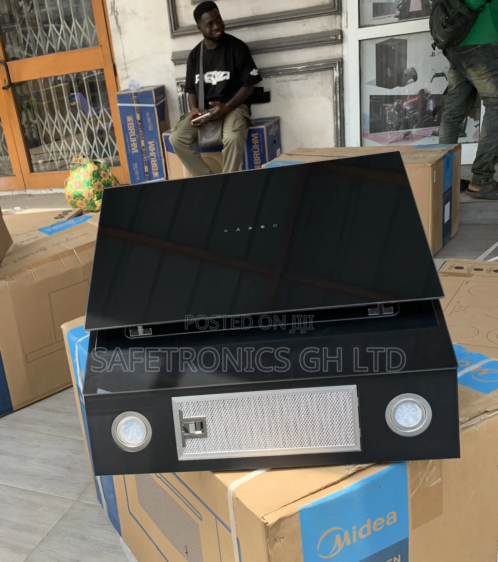 Newest Update Midea 60cm Cooker Angled Chimney Cooker Hood (60j72-B)