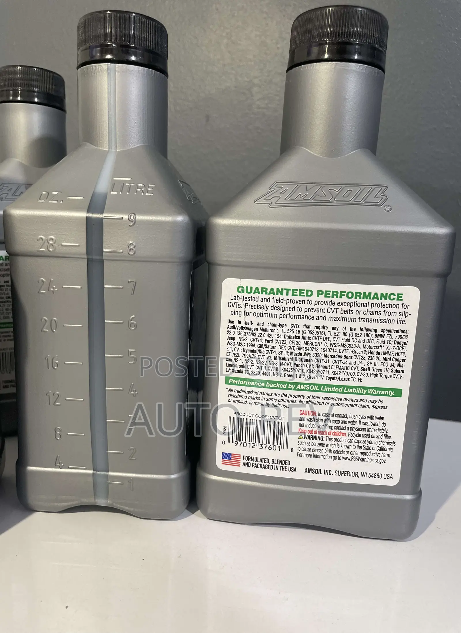 AMSOIL CVT Fluid || %100 Synthetic