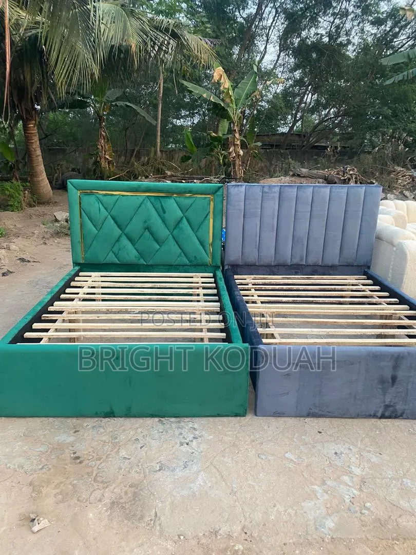 Fine Green Double Bed Frame