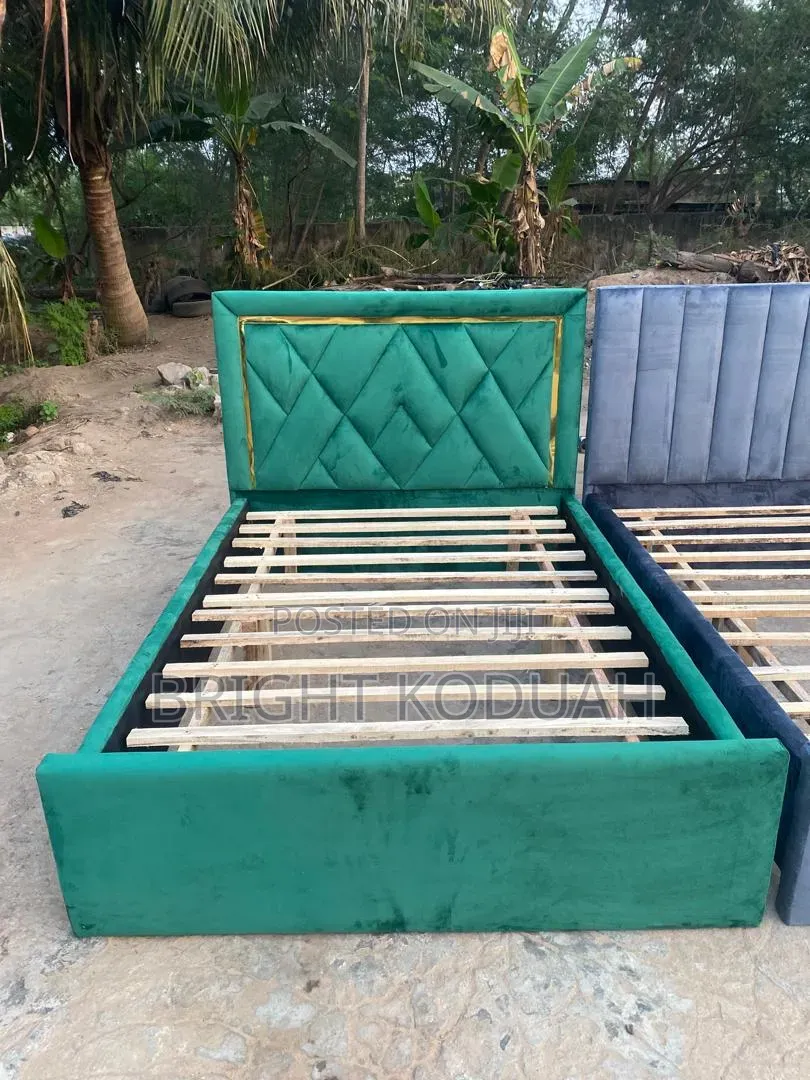 Fine Green Double Bed Frame