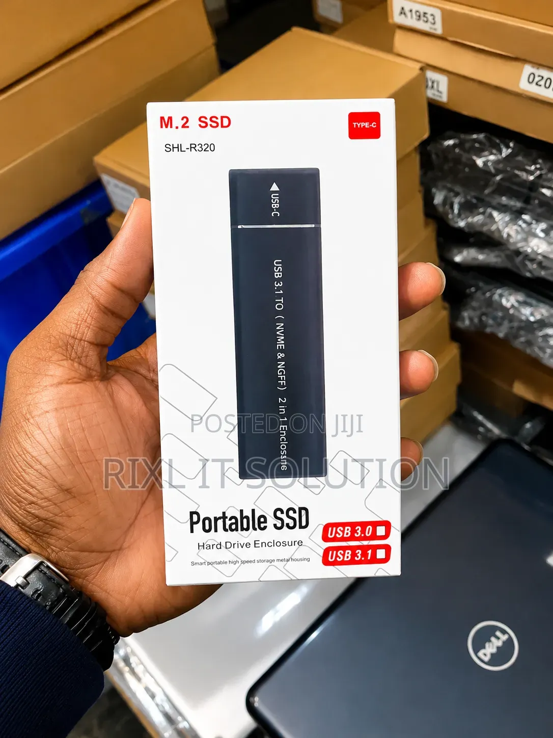 Brand New M.2 NVMe SATA SSD USB-C External Enclosure USB 3.1