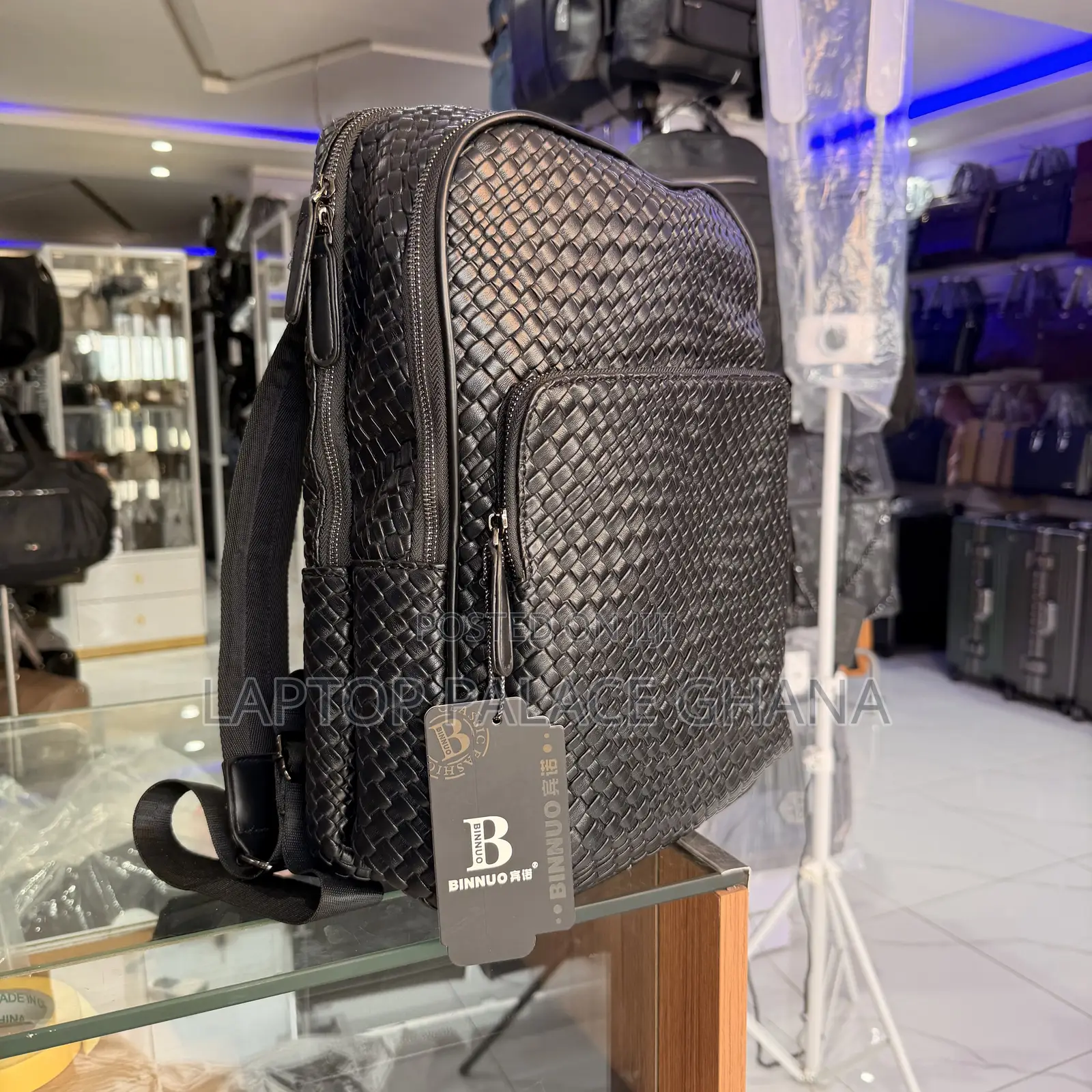 BINNUO Leather Backpack