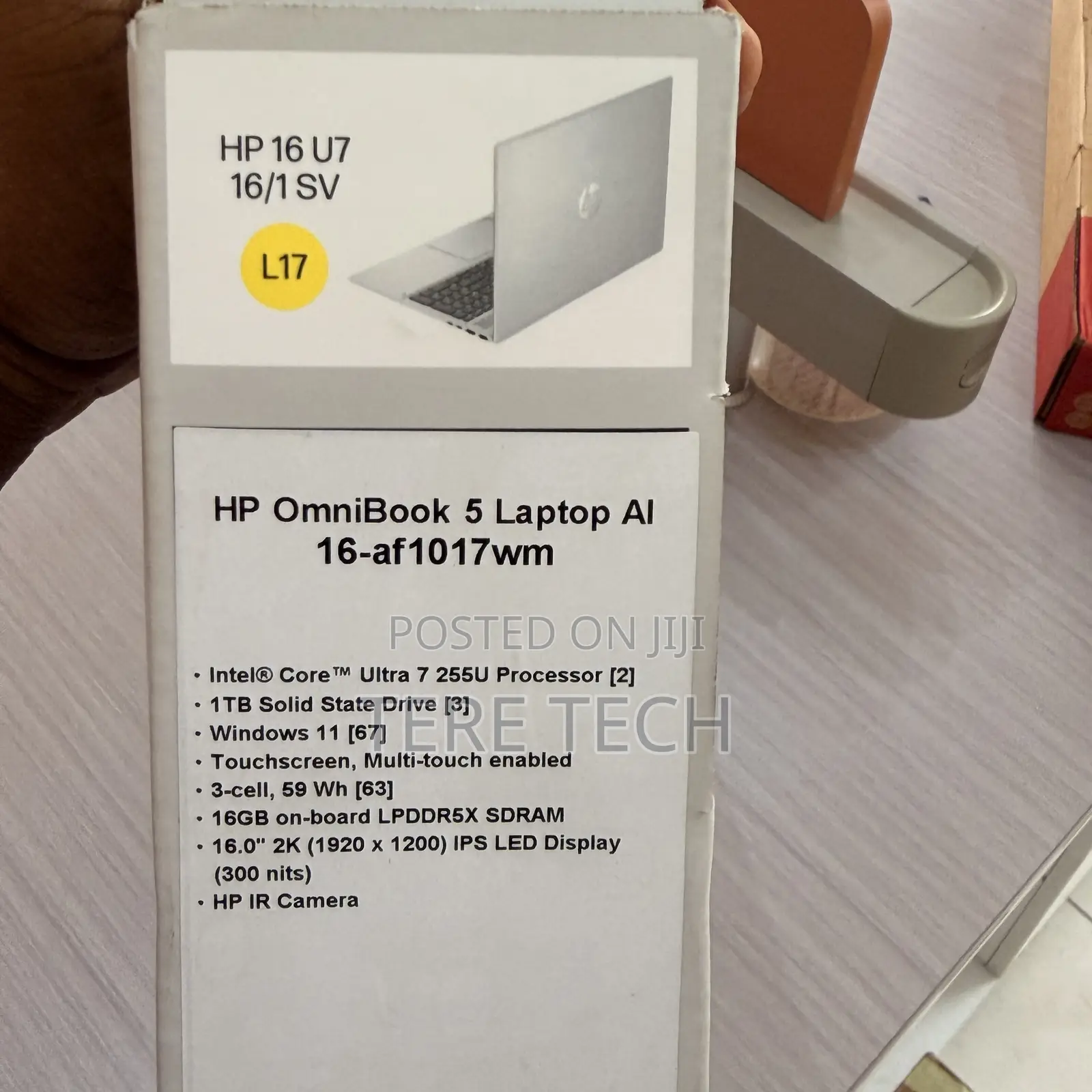 New Laptop HP OmniBook 5 16" 16GB Intel Core Ultra 7 SSD 1T