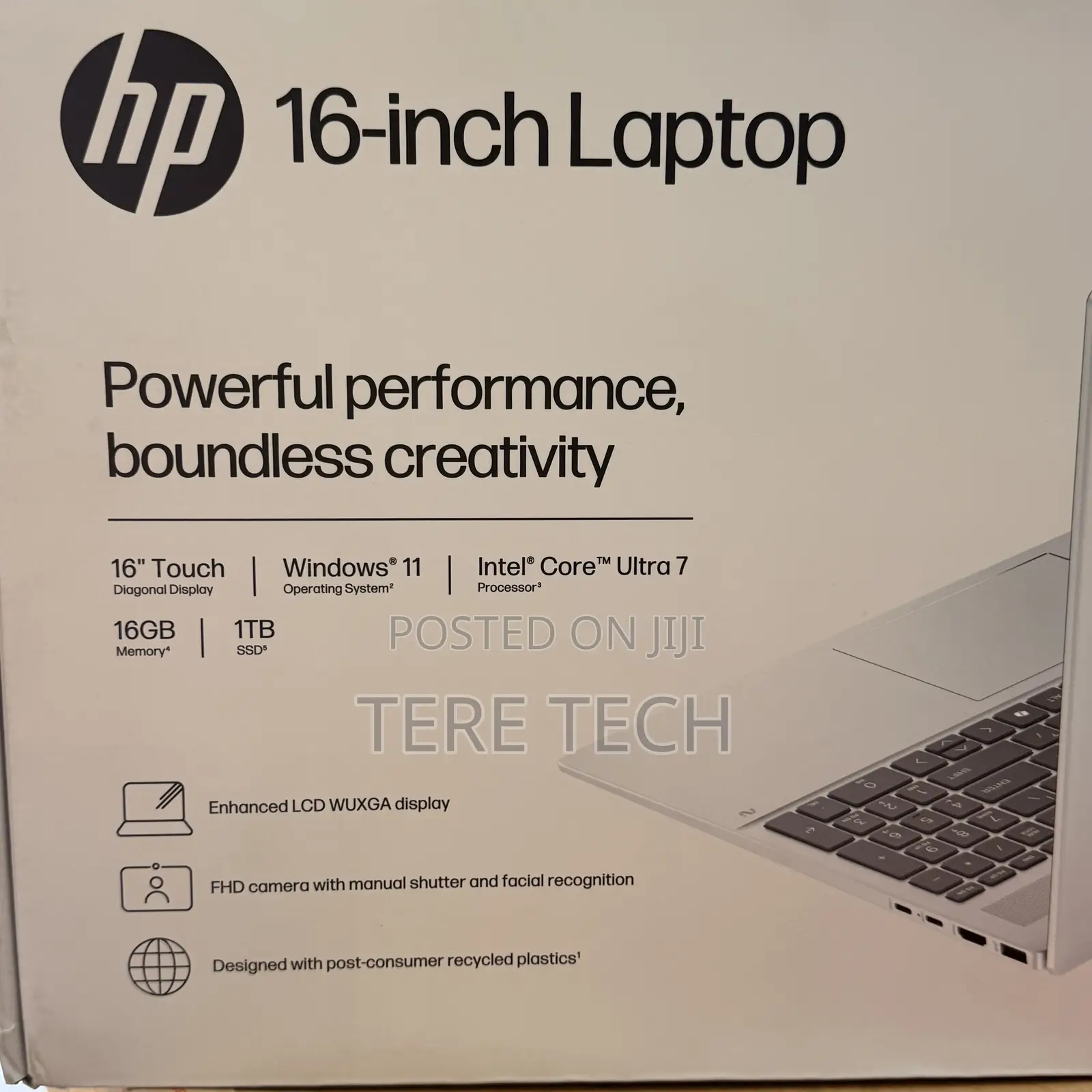 New Laptop HP OmniBook 5 16" 16GB Intel Core Ultra 7 SSD 1T