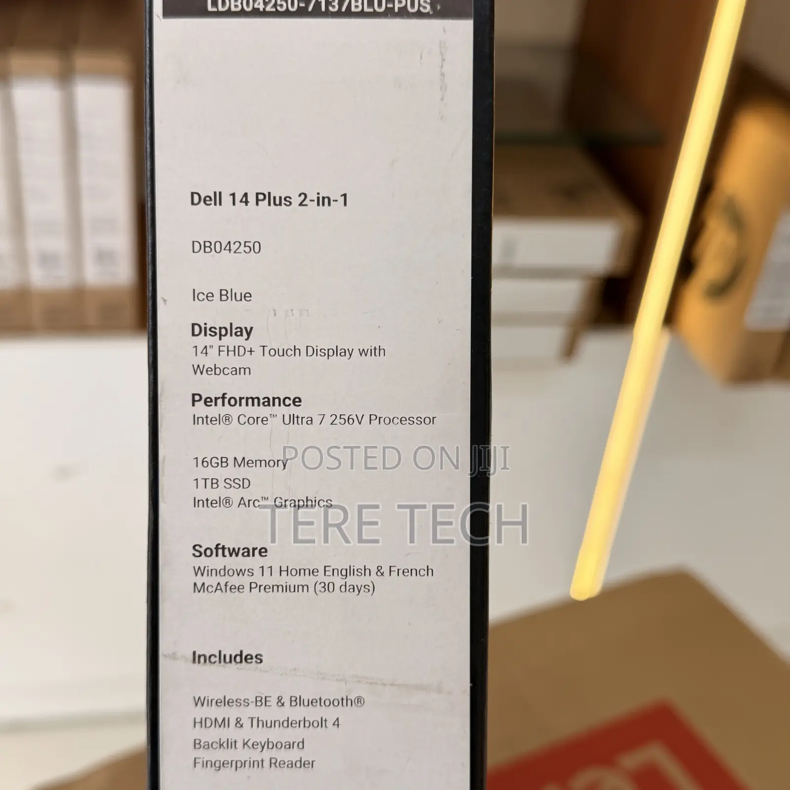 New Laptop Dell 16GB Intel Core Ultra 7 SSD 1T