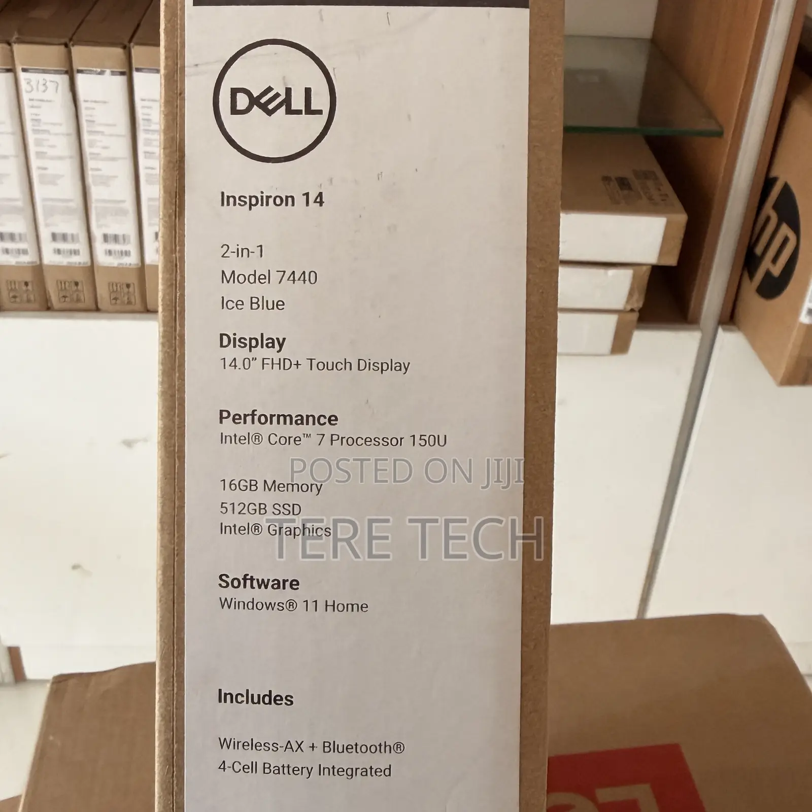 New Laptop Dell Inspiron 14 7440 2-in-1 16GB Intel Core 7 SSD 512GB
