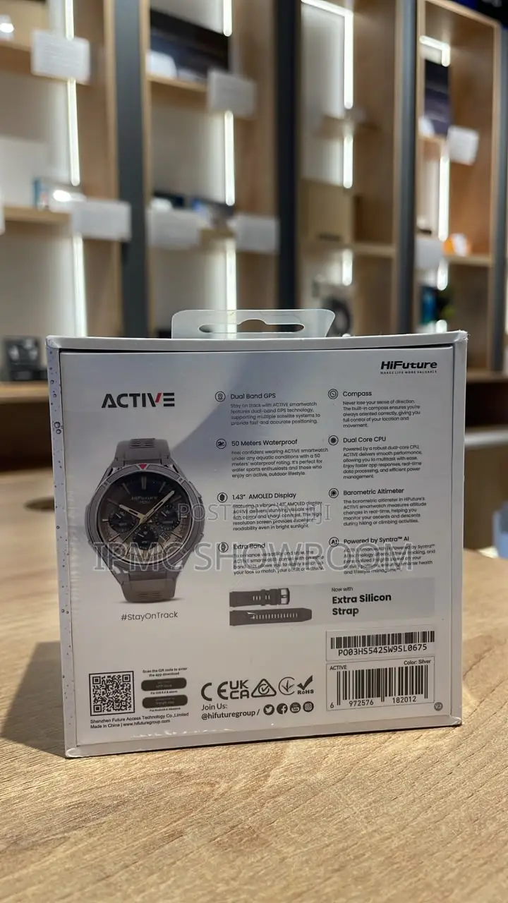 HiFuture Active Smart Watch- Sliver
