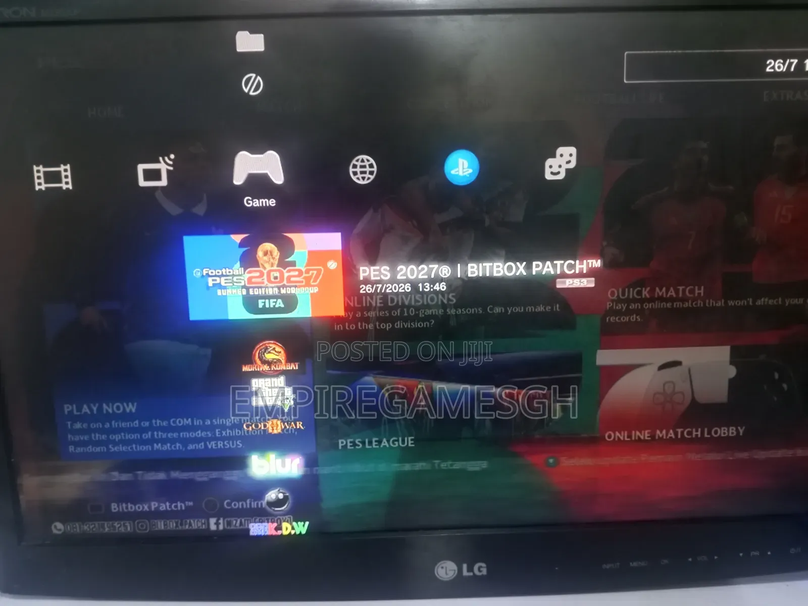 Ps3 Games PES 2027 FIFA 2026