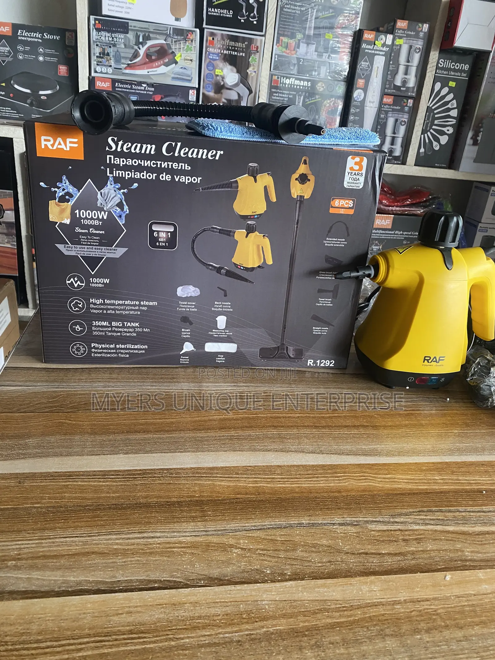 Raf 1000W Multiple Function Steam Cleaner 6in1