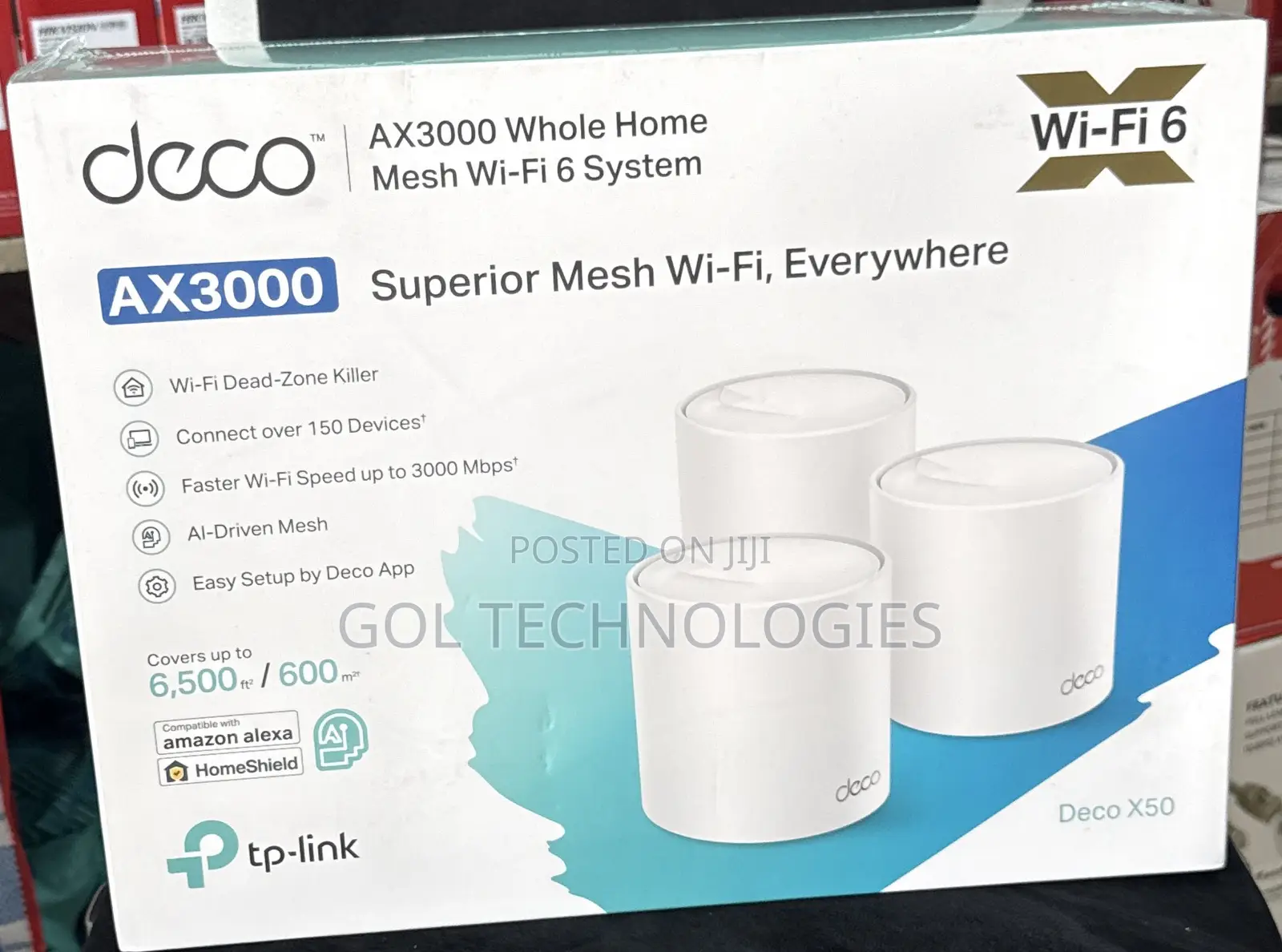 Deco Ax3000 Whole Home Mesh Wifi 6 System Deco X50