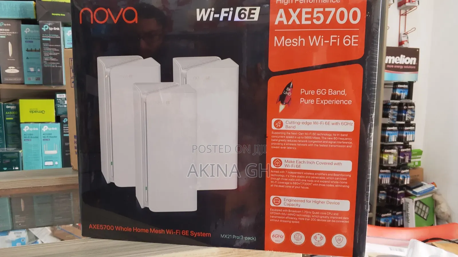 Tenda Nova AXE5700 Whole Home Mesh WiFi 6 System/Tenda Nova MX12 Pro