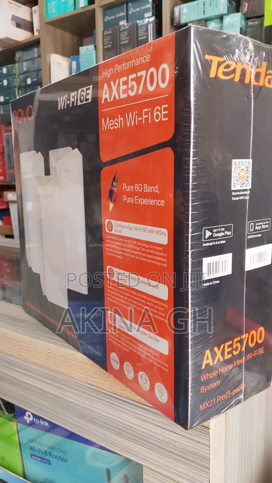 Tenda Nova AXE5700 Whole Home Mesh WiFi 6 System/Tenda Nova MX12 Pro