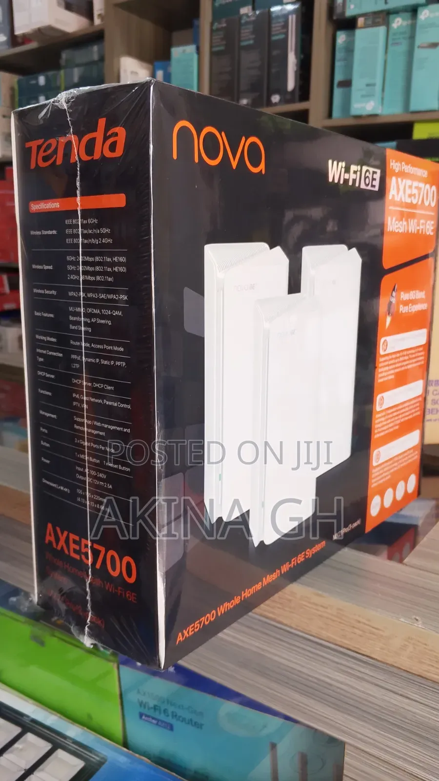 Tenda Nova AXE5700 Whole Home Mesh WiFi 6 System/Tenda Nova MX12 Pro
