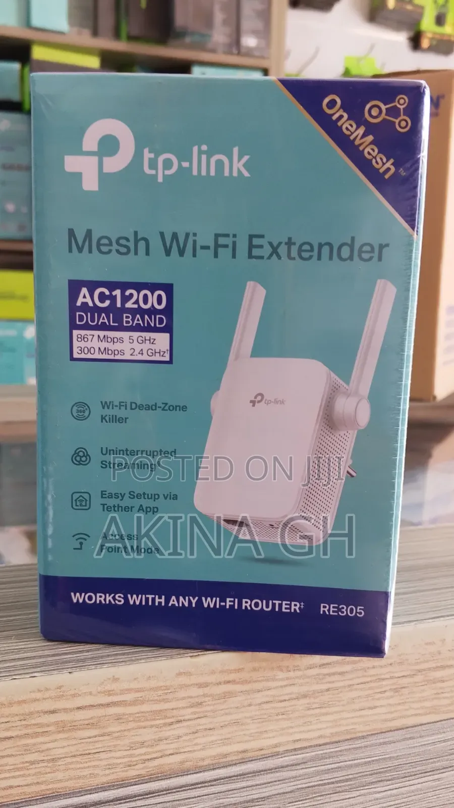 Tp Link Mesh WiFi Extender AC1200 Dual Band/ Tp Link RE 305