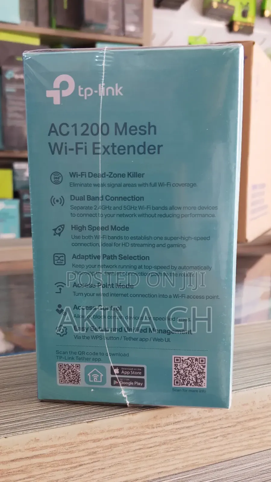 Tp Link Mesh WiFi Extender AC1200 Dual Band/ Tp Link RE 305