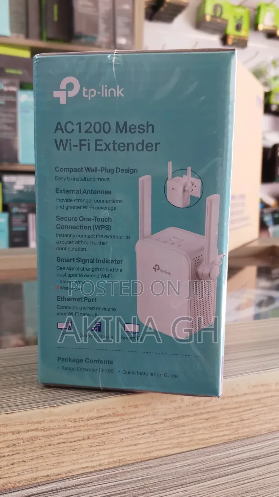 Tp Link Mesh WiFi Extender AC1200 Dual Band/ Tp Link RE 305