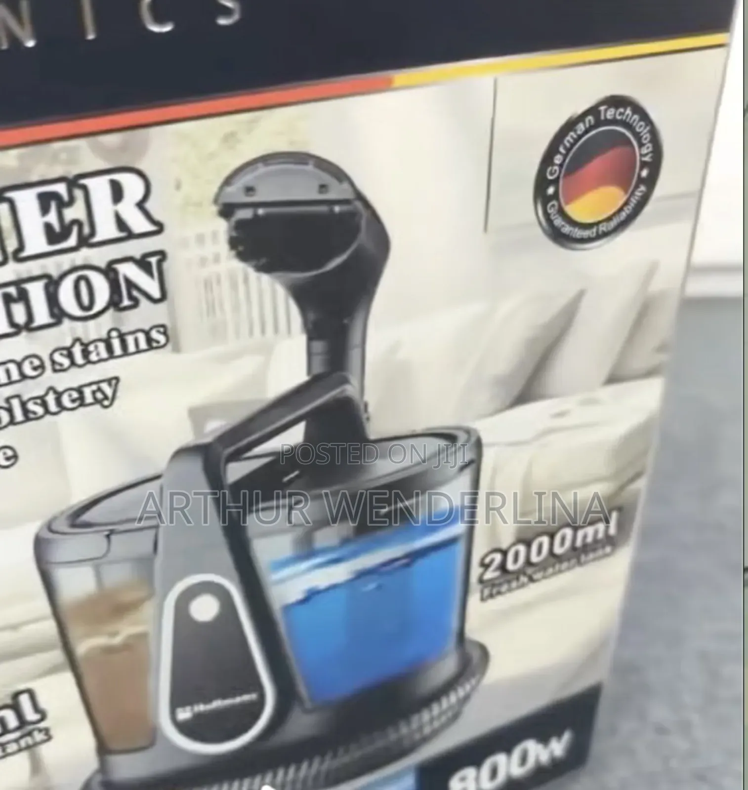 Hoffmans HM-9089 Spot Cleaner Machine 20kPa High Suction Power F