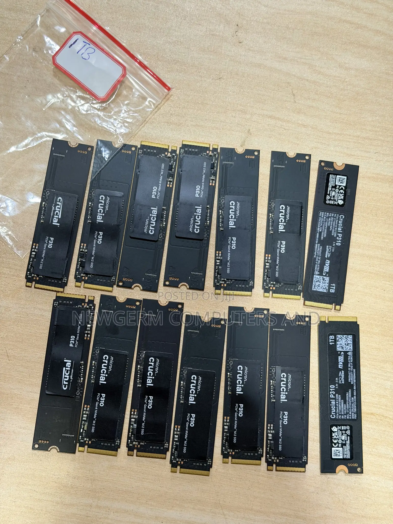 1tb Crucial P310 Nvme M.2 SSD Original Pullout gen4